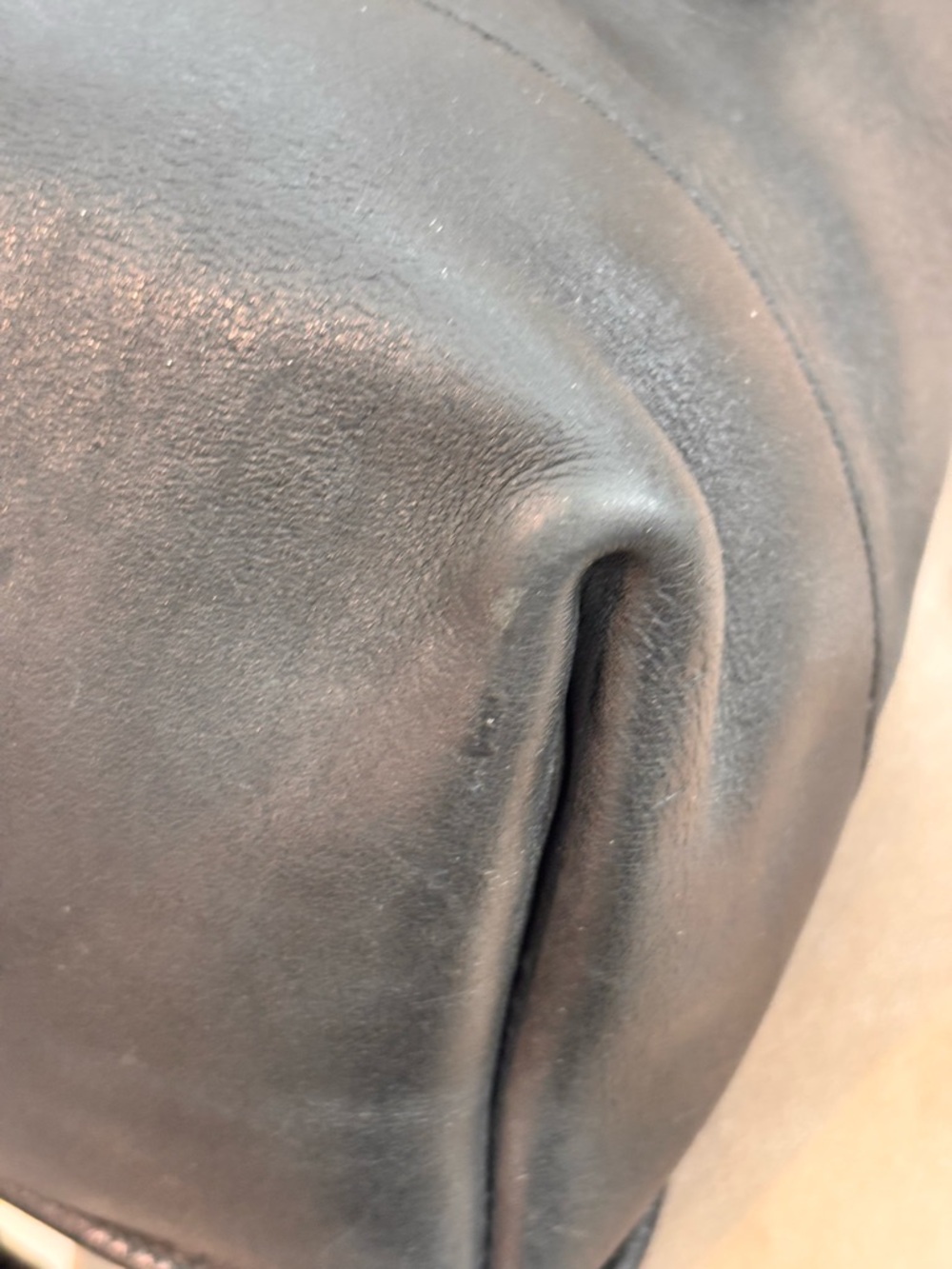 COACH 1997 Vintage Daypack Black Leather Mini Backpack with Gold Turnlock $695+ - Picture 9 of 16